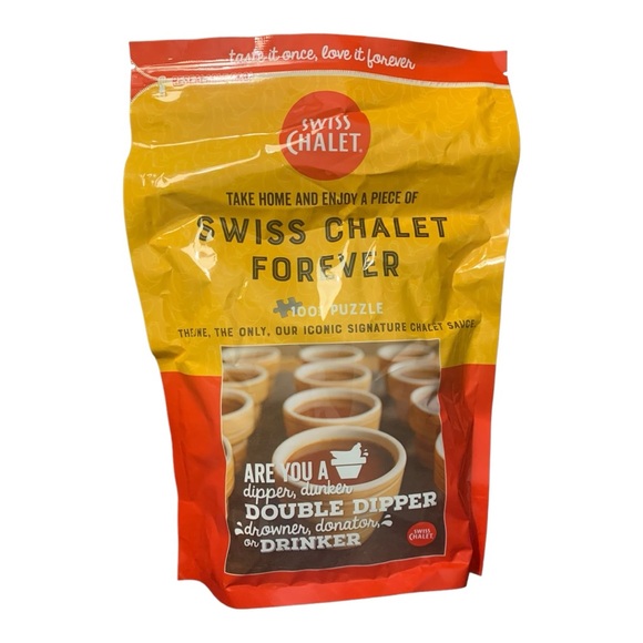 NIB Swiss Chalet Forever Chalet Sauce 100 Piece puzzle Promotional Brand Logo - Picture 3 of 4